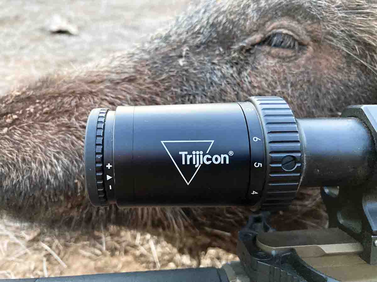 The Huron 2.5-10x 40mm riflescope provided excellent light transmission during low-light hours via a combination of a 30mm tube, advanced lens coatings and .58- to .16-inch exit pupils.